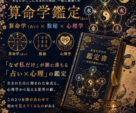 あなたがここに生まれた理由、一緒に紐解きます 「なぜ私だけ」が腑に落ちる「占い×心理」の鑑定 イメージ1