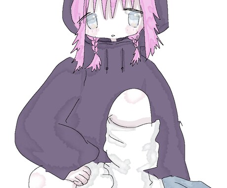 あなただけのかわいいイラストかきます ふわふわどろどろな世界観‪(⊃т  ̫ т⊂)‬ イメージ2