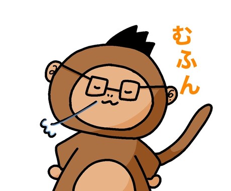 SNSで使える、人やペット等のゆるい似顔絵描きます イメージ1