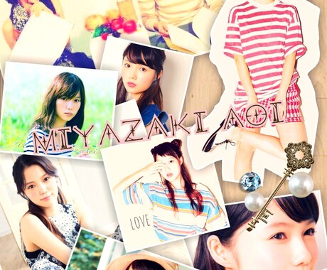 オシャレ女性の方へすてきな写真コラージュ承ります✿ イメージ1