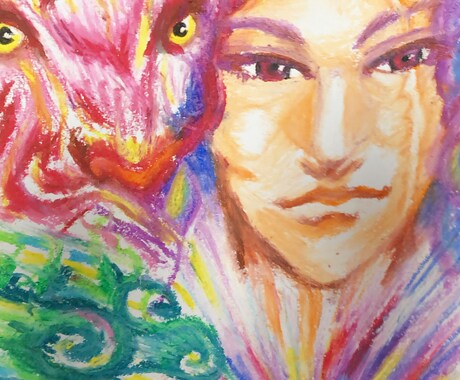 あなたの守護霊・瑞獣オーラを描きます サイキックアートのトップアーティスト小笠原まさや作品！ イメージ2