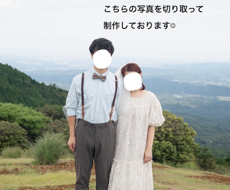 結婚式のウェルカムボード作ります 写真を送るだけ！くすみカラー×手書きでおしゃれ結婚式に！ イメージ2