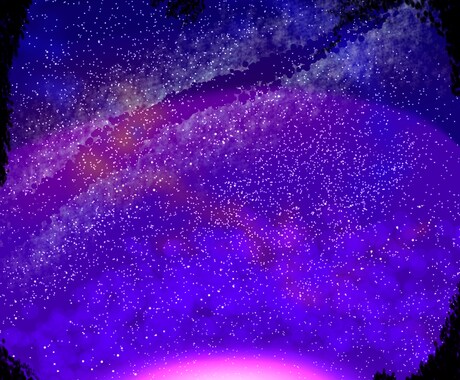 星空のイラストかきます 【商用利用可】【即日】【2枚目以降500円】 イメージ2