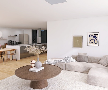 1部屋から3Dパース作成します ご自宅の内装・インテリアにお悩み中の方へ3Dパースを作成 イメージ1