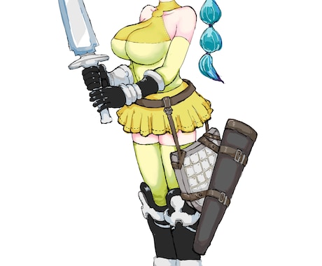オリジナルキャラクター全身絵で描きます 小説、ゲーム、TRPGなどの登場人物描きます イメージ2