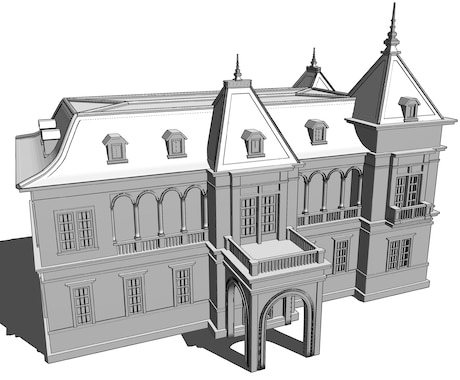 3Dの建築物や乗り物、制作いたします クリップスタジオでも使用可能！ イメージ2