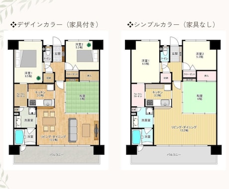 現役宅建士が見やすい間取図を作成します 不動産広告・チラシ・マイソクに使える間取図を丁寧に作成！ イメージ2