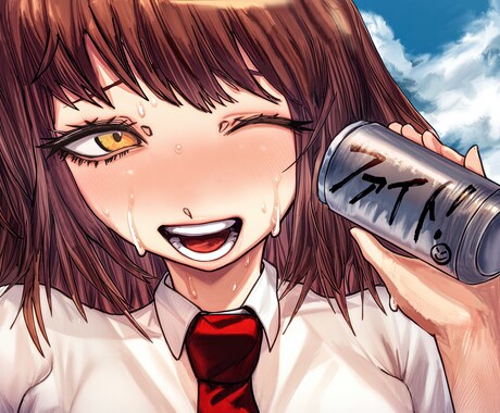 アイコン、1枚絵、キャラクターイラスト等を描きます まだまだ未熟な美術系学生ですが！！全力で！！描きます！！ イメージ2