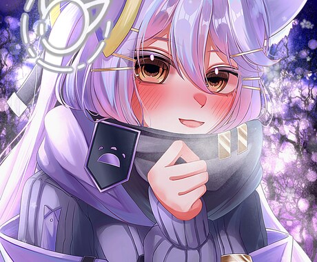 商用OK！華やかで映えるイラスト描きます 華やか/可愛い/クールな映えるイラストを✨ イメージ2