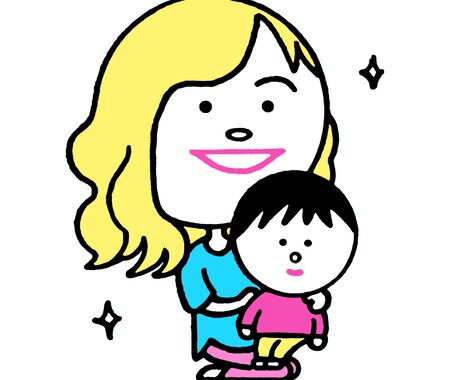 シンプルでポップな似顔絵（色 Ver.2）描きます シンプルなタッチで雰囲気のある似顔絵をご提供いたします。 イメージ2