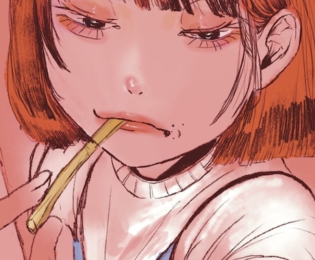 かわいい癖になる女の子描きます イラスト依頼お待ちしております！ イメージ1