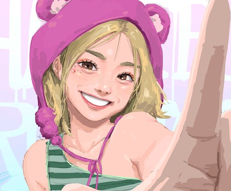 ポップでクールな目を引くイラスト描きます イメージ1