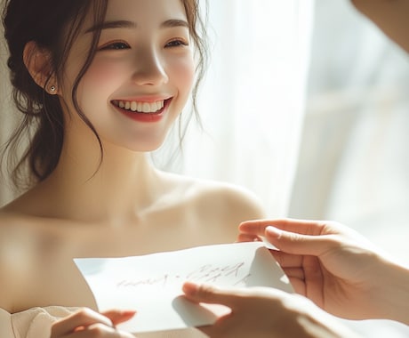 彼の本音♡愛のラブレターでお届けします 胸キュン注意♡何度も読みたくなる愛の手紙を綴ります イメージ1
