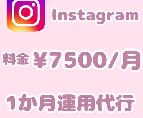 Instagram1か月運用代行いたします 忙しい方の為に私がお手伝いします イメージ1