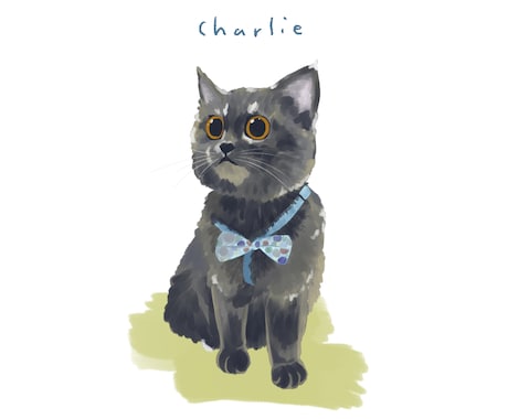 うちのこ（ペット）などの動物イラストを描きます シンプルでかわいい動物のイラストを描きます！！即納可！ イメージ1