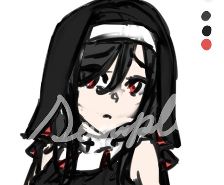 オリジナルキャラクターのアイコン作成します SNS、ブログ、ビジネス等に！ イメージ2