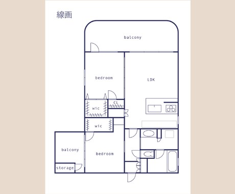 素早く間取り図をトレース・作成します 不動産資料や広告に、分かりやすい間取り図を イメージ2