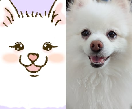 うちの子のデフォルメイラストを描きます うちの子を、可愛いイラストにしてアイコンや待ち受け画面に！ イメージ2