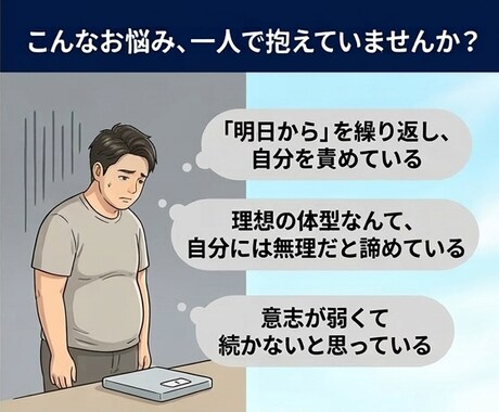 無理のない習慣化支援でダイエットサポートします 「意志が弱いから続かない」はもう終わり。万年ダイエット卒業 イメージ2