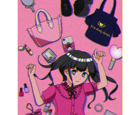 ポップなイラスト描きます 自分だけのかわいいイラストが必要な方へ イメージ2