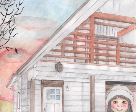 漫画風似顔絵❇︎漫画扉絵みたいな似顔絵提供します 大切な場所で大事な道具や物に囲まれた似顔絵イラスト イメージ2