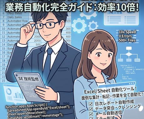 Excel・GASの面倒な作業を自動化します イメージ1