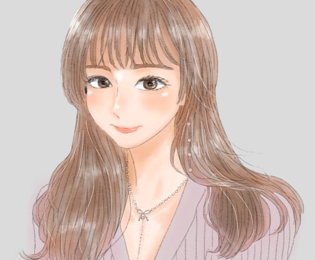 色塗りしっかりめの似顔絵イラスト描きます 〜色塗りしっかりめの似顔絵イラスト〜 イメージ1