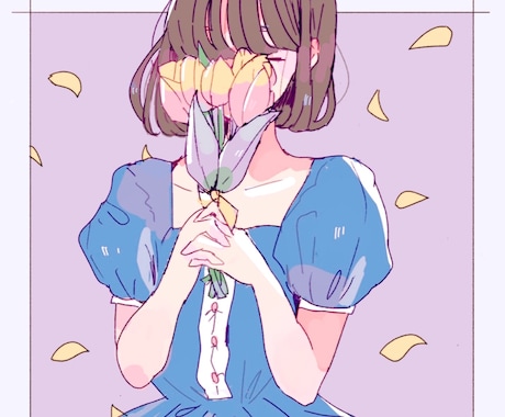商用◎透明感のあるアイコン描きます 可愛い髪型&服お描きします◎アイコン等に イメージ2