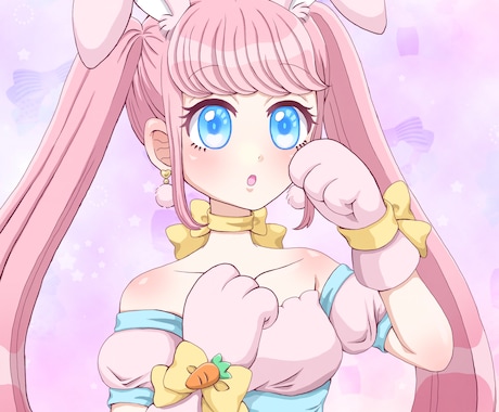 商用利用可能！かわいいイラスト描きます バストアップイラストを迅速かつ丁寧に描きます！ イメージ2