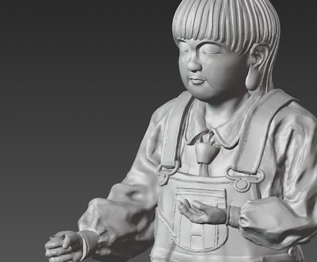 3DCGスカルプトによるモデルを制作します フィギュアやキーホルダー、アクセサリなどに活用できます！ イメージ2