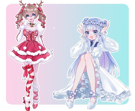 イラスト・アイコン・ヘッダー・立ち絵等制作します イメージ1