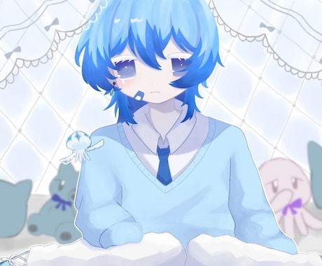歌い手、配信者様向けのイラスト描きます 歌い手、Vtuber様のサムネイルイラストなどを描きます！ イメージ2