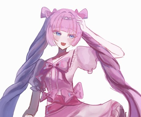 女の子や男の子の顔だけで魅力的なアイコン描きます お気に入りのキャラクターでSNS映えするアイコン作ります イメージ2