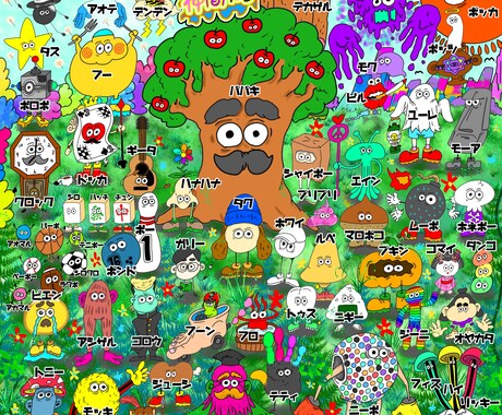 オリジナルキャラクター、各種イラストの制作をします おしゃれ、アート、似顔絵など、出来る限りご要望に応えます! イメージ1