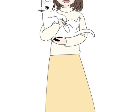 あなたとペットのイラスト描きます あなたとかわいいペットのシンプルイラストをお届けします イメージ2