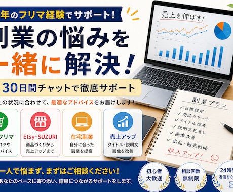 副業の始め方をアドバイスします 29年の経験で副業を徹底サポート イメージ1