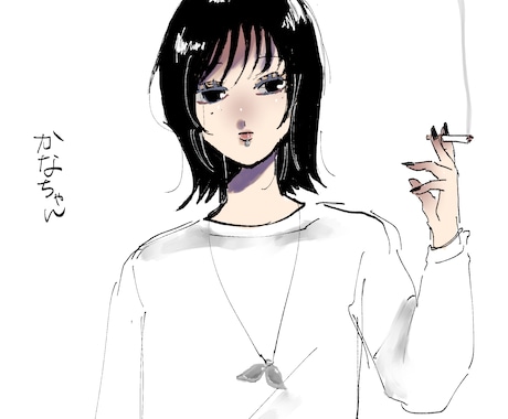 アイコンヘッダーなどの絵を描きます 絵柄が好みだなーって思っていただいた方、ぜひよければ イメージ2