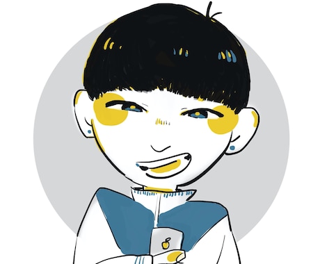 似顔絵風イラストアイコン制作します ポップなデフォルメタッチのイラストです！ イメージ1