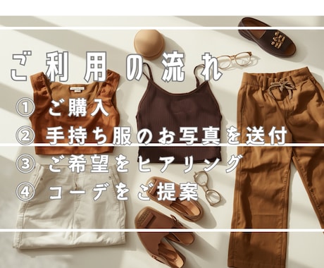 手持ち服で1週間コーデをご提案します 【先着５名様限定｜モニター価格で受付中】スタイリストがご提案 イメージ2