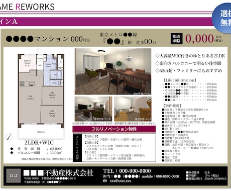 不動産経験者が売れるマイソク作成しますます 不動産の現場経験で作る“売れるマイソク” イメージ2