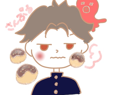 ゆるっとアイコン描きます 好きなものだらけで肩の力が抜ける癒しアイコン イメージ1
