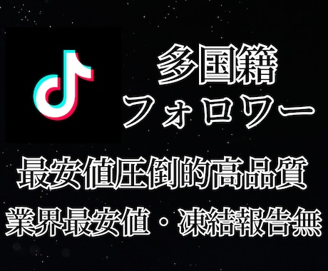 高品質TikTokフォロワー増やします 2000円で2000人増加⚡️追加オプション多数。割引有☘️ イメージ1