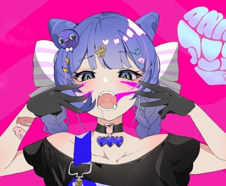 歌ってみた等で使えるサムネを描きます 本家様に寄せたボカロ等のサムネ描きます！ イメージ2