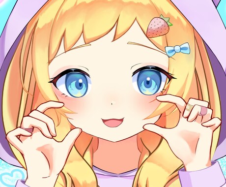 SNS用アイコン作成いたします 厚塗りでパッと目を引くアイコンを描きます イメージ2