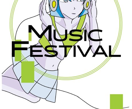 少年・少女イラスト制作いたします CDジャケット・ポスターなどの制作物を作る方へ イメージ2