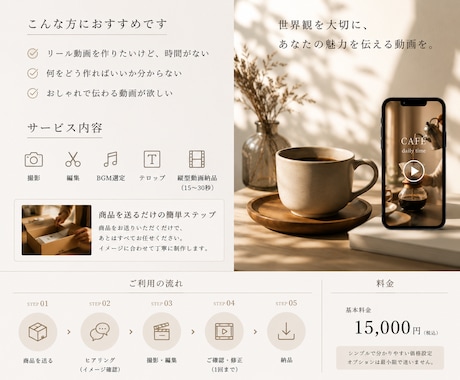 面倒くさがりさん向け | 商品動画を制作します 丸投げOK 複雑なやりとり不要で動画依頼! イメージ2