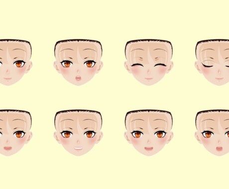 商用利用無料！3Dキャラクターモデリングを承ります VtuberやVRChatなど、かわいい女の子が得意です！ イメージ2