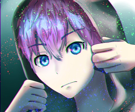 輝きのあるイラスト、アイコンを製作いたします アイコン、イラスト、挿絵、歌ってみたなどのイラストを描きます イメージ2