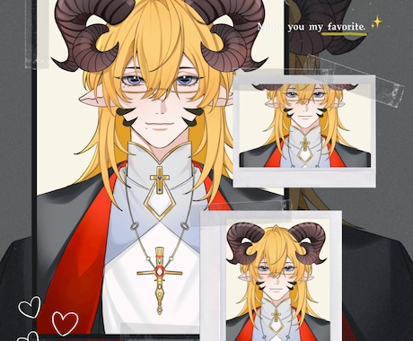 アニメ・グッズデザインにおすすめします キャラクターのプロフィール写真、イラスト、証明写真 イメージ2