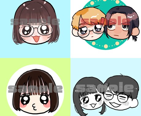 即日納品可！ゆるかわ脱力アイコン描きます 超スピード納品が可能です♡※即日納品には条件があります！ イメージ2
